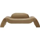 Austin Velvet Loveseat In Saddle