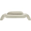 The appearance of Austin Velvet Sofa In Cream Velvet designed by Meridian in the modern / contemporary interior design. This cream velvet piece of furniture was selected by 1StopBedrooms from Austin Collection to add a touch of cosiness and style into your home. Sku: 44008Cream-S. Material: Velvet.