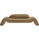 Austin Velvet Sofa In Saddle