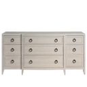 The appearance of Avaline Dresser In White Oak designed by Universal in the modern / contemporary interior design. This white oak piece of furniture  was selected by 1StopBedrooms from Avaline Collection to add a touch of cosiness and style into your home. Sku: U428040. Material: Wood.