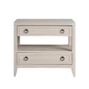 The appearance of Avaline Nightstand In White Oak designed by Universal in the modern / contemporary interior design. This white oak piece of furniture  was selected by 1StopBedrooms from Avaline Collection to add a touch of cosiness and style into your home. Sku: U428350. Material: Wood.