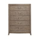 The appearance of Avalon 5 Drawer Chest In Brown designed by Liberty in the modern / contemporary interior design. This brown piece of furniture was selected by 1StopBedrooms from Avalon Collection to add a touch of cosiness and style into your home. Sku: 805-BR41. Material: Rubberwood.