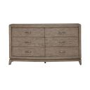 The appearance of Avalon 6 Drawer Dresser In Brown designed by Liberty in the modern / contemporary interior design. This brown piece of furniture was selected by 1StopBedrooms from Avalon Collection to add a touch of cosiness and style into your home. Sku: 805-BR31. Material: Rubberwood.