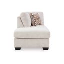 The appearance of Aviemore Left-Arm Facing Corner Chaise In Stone designed by Signature Design by Ashley in the modern / contemporary interior design. This stone piece of furniture  was selected by 1StopBedrooms from Aviemore Collection to add a touch of cosiness and style into your home. Sku: 2430516. Material: Fabric.
