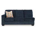 The appearance of Aviemore Left-Arm Facing Sofa In Ink designed by Signature Design by Ashley in the modern / contemporary interior design. This ink piece of furniture was selected by 1StopBedrooms from Aviemore Collection to add a touch of cosiness and style into your home. Sku: 2430366. Material: Fabric.