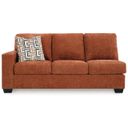 The appearance of Aviemore Left-Arm Facing Sofa In Spice designed by Signature Design by Ashley in the transitional interior design. This spice piece of furniture was selected by 1StopBedrooms from Aviemore Collection to add a touch of cosiness and style into your home. Sku: 2430466. Material: Fabric.