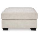 The appearance of Aviemore Oversized Accent Ottoman In Stone designed by Signature Design by Ashley in the modern / contemporary interior design. This stone piece of furniture was selected by 1StopBedrooms from Aviemore Collection to add a touch of cosiness and style into your home. Sku: 2430508. Material: Fabric.