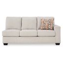 The appearance of Aviemore Right-Arm Facing Sofa In Stone designed by Signature Design by Ashley in the modern / contemporary interior design. This stone piece of furniture  was selected by 1StopBedrooms from Aviemore Collection to add a touch of cosiness and style into your home. Sku: 2430567. Material: Fabric.