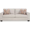 The appearance of Aviemore Sofa In Stone designed by Signature Design by Ashley in the modern / contemporary interior design. This stone piece of furniture was selected by 1StopBedrooms from Aviemore Collection to add a touch of cosiness and style into your home. Sku: 2430538. Material: Fabric.