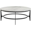 The appearance of Avondale Round Metal Cocktail Table designed by Bernhardt in the modern / contemporary interior design. This blackened/marble piece of furniture  was selected by 1StopBedrooms from Avondale Collection to add a touch of cosiness and style into your home. Sku: 470015. Material: Steel.