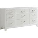 Avondale Silver Lake Triple Dresser In Alabaster
