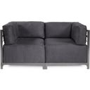 The appearance of Axis 2 Piece Sectional Regency Titanium Frame In Gray designed by Howard Elliott in the modern / contemporary interior design. This gray piece of furniture was selected by 1StopBedrooms from Regency Collection to add a touch of cosiness and style into your home. Sku: K922T-450. Material: Chenille.
