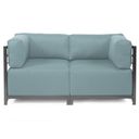 The appearance of Axis 2 Piece Sectional Sterling Titanium Frame In Breeze designed by Howard Elliott in the interior design. This breeze piece of furniture was selected by 1StopBedrooms from Sterling Collection to add a touch of cosiness and style into your home. Sku: K922T-200. Material: Linen.