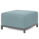 The appearance of Axis Ottoman Sterling Titanium Frame In Breeze designed by Howard Elliott in the interior design. This breeze piece of furniture was selected by 1StopBedrooms from Sterling Collection to add a touch of cosiness and style into your home. Sku: K902T-200. Material: Polyester.