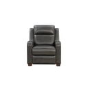 The appearance of Ayden Power Recliner with Power Head Rest and Power Lumbar In Dark Gray designed by BarcaLounger in the transitional interior design. This dark gray piece of furniture was selected by 1StopBedrooms from Ayden Collection to add a touch of cosiness and style into your home. Sku: 9PHL1537572496. Material: Leather.