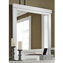 The appearance of Anarasia White Bedroom Mirror designed by Signature Design by Ashley in the traditional interior design. This white piece of furniture was selected by 1StopBedrooms from Anarasia Collection to add a touch of cosiness and style into your home. Sku: B129-36. Material: Glass.
