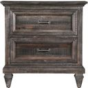 The appearance of Calistoga Drawer Nightstand designed by Magnussen in the transitional interior design. This brown piece of furniture was selected by 1StopBedrooms from Calistoga Collection to add a touch of cosiness and style into your home. Sku: B2590-01. Material: Pine.