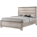 The appearance of Crown Mark Patterson Queen Panel Bed in Driftwood Grey designed by Crown Mark in the country / farmhouse interior design. This gray piece of furniture was selected by 1StopBedrooms from Patterson Collection to add a touch of cosiness and style into your home. Sku: B3050-Q-HBFB;B3050-KQ-RAIL. Bed Type: Panel Bed. Material: Wood. Bed Size: Queen.