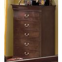 The appearance of Crown Mark Furniture Louis Philip Drawer Chest in Dark Cherry designed by Crown Mark in the modern / contemporary interior design. This dark cherry piece of furniture was selected by 1StopBedrooms from Louis Philip Collection to add a touch of cosiness and style into your home. Sku: B3850-4. Material: Wood.