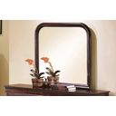 The appearance of Crown Mark Furniture Louis Philip Dresser Mirror in Dark Cherry designed by Crown Mark in the modern / contemporary interior design. This dark cherry piece of furniture was selected by 1StopBedrooms from Louis Philip Collection to add a touch of cosiness and style into your home. Sku: B3850-11. Material: Wood.