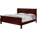 The appearance of Crown Mark Louis Philip Twin Sleigh Bed in Cherry B3850 designed by Crown Mark in the traditional interior design. This cherry piece of furniture was selected by 1StopBedrooms from Louis Philip Collection to add a touch of cosiness and style into your home. Sku: B3850-T-HBFB;B3850-T-RAIL. Bed Type: Sleigh Bed. Material: Wood. Bed Size: Twin.