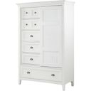The appearance of Heron Cove Chalk White Door Chest designed by Magnussen in the modern / contemporary interior design. This white piece of furniture  was selected by 1StopBedrooms from Heron Cove Collection to add a touch of cosiness and style into your home. Sku: B4400-13. Material: Pine.