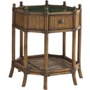 The appearance of Bali Hai Flamingo Octagonal End Table In Sunset designed by Tommy Bahama in the transitional interior design. This sunset piece of furniture  was selected by 1StopBedrooms from Bali Hai Collection to add a touch of cosiness and style into your home. Sku: 593-951. Material: Rattan.