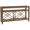 The appearance of Bali Hai Islander Console In Sunset designed by Tommy Bahama in the transitional interior design. This sunset piece of furniture  was selected by 1StopBedrooms from Bali Hai Collection to add a touch of cosiness and style into your home. Sku: 593-967. Material: Rattan.