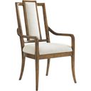 The appearance of Bali Hai St. Barts Splat Back Arm Chair In Sunset designed by Tommy Bahama in the transitional interior design. This sunset piece of furniture was selected by 1StopBedrooms from Bali Hai Collection to add a touch of cosiness and style into your home. Sku: 593-883-01. Material: Rattan.