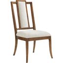 The appearance of Bali Hai St. Barts Splat Back Side Chair In Sunset designed by Tommy Bahama in the transitional interior design. This sunset piece of furniture was selected by 1StopBedrooms from Bali Hai Collection to add a touch of cosiness and style into your home. Sku: 593-882-01. Material: Rattan.