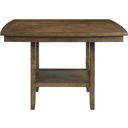 The appearance of Balin Brown Counter Height Dining Table designed by Homelegance in the transitional interior design. This brown piece of furniture was selected by 1StopBedrooms from Balin Collection to add a touch of cosiness and style into your home. Sku: 5716RFAK-36. Table Top Shape: Square. Material: Wood. Size: 54" x 54".
