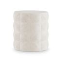 The appearance of Ballantyne Side Table In White and Cream designed by Bernhardt in the modern / contemporary interior design. This white/cream piece of furniture  was selected by 1StopBedrooms from Ballantyne Collection to add a touch of cosiness and style into your home. Sku: X11128. Material: Stone.