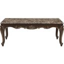 The appearance of Balthasar Cocktail Table In Cherry designed by Homelegance in the traditional interior design. This cherry piece of furniture was selected by 1StopBedrooms from Balthasar Collection to add a touch of cosiness and style into your home. Sku: 8570-30. Material: Marble.