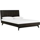 The appearance of Baly Acacia Mid-Century King Platform Bed designed by Armen Living in the transitional interior design. This brown and gray piece of furniture was selected by 1StopBedrooms from Baly Collection to add a touch of cosiness and style into your home. Sku: LCLFBDKGBX1;LCLFBDKGBX2. Bed Type: Platform Bed. Material: Wood. Bed Size: King.