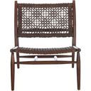 The appearance of Bandelier Accent Chair In Brown designed by Safavieh in the modern / contemporary interior design. This brown piece of furniture was selected by 1StopBedrooms from Elaine Collection to add a touch of cosiness and style into your home. Sku: ACH1000C. Material: Wood.