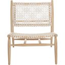 The appearance of Bandelier Accent Chair In White designed by Safavieh in the modern / contemporary interior design. This white piece of furniture was selected by 1StopBedrooms from Elaine Collection to add a touch of cosiness and style into your home. Sku: ACH1000D. Material: Wood.