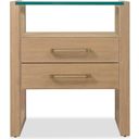 Banyon Bay Two Drawer Nightstand In Light Wood