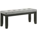 The appearance of Bardstown Bench In Wheat Charcoal designed by Crown Mark in the transitional interior design. This wheat charcoal piece of furniture was selected by 1StopBedrooms from Bardstown Collection to add a touch of cosiness and style into your home. Sku: 2152WC-BENCH. Material: Wood.