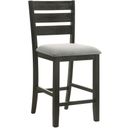 The appearance of Bardstown Counter Chair Set of 2 In Wheat Charcoal designed by Crown Mark in the transitional interior design. This wheat charcoal piece of furniture was selected by 1StopBedrooms from Bardstown Collection to add a touch of cosiness and style into your home. Sku: 2752WC-S-24. Material: Wood.