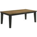 The appearance of Bardstown Dining Table In Wheat Charcoal designed by Crown Mark in the transitional interior design. This wheat charcoal piece of furniture was selected by 1StopBedrooms from Bardstown Collection to add a touch of cosiness and style into your home. Sku: 2152WC-T-4282. Material: MDF. Table Top Shape: Rectangular. Size: 42" x 82".