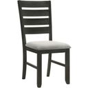 The appearance of Bardstown Side Chair Set of 2 In Wheat Charcoal designed by Crown Mark in the transitional interior design. This wheat charcoal piece of furniture was selected by 1StopBedrooms from Bardstown Collection to add a touch of cosiness and style into your home. Sku: 2152WC-S. Material: Wood.