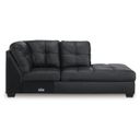 Barlin Mills Right-Arm Facing Corner Chaise In Carbon