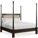 Barrington King Poster Bed In Black and Gold
