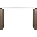 The appearance of Bartholomew Scandinavian White and Dark Brown Console designed by Safavieh in the modern / contemporary interior design. This white and brown piece of furniture  was selected by 1StopBedrooms from Bartholomew Collection to add a touch of cosiness and style into your home. Sku: FOX4209A. Material: Wood.