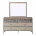 The appearance of Bashford Dresser In Natural Oak designed by Furniture of America in the modern / contemporary interior design. This natural oak piece of furniture was selected by 1StopBedrooms from Bashford Collection to add a touch of cosiness and style into your home. Sku: FM79008NT-D. Material: Solid Rubberwood.