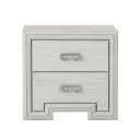 Basilone Nightstand In Rustic White