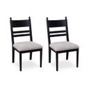 The appearance of Basinger Dining Chair Set of 2 In Black designed by Signature Design by Ashley in the traditional interior design. This black piece of furniture was selected by 1StopBedrooms from Basinger Collection to add a touch of cosiness and style into your home. Sku: NCD824-07. Material: Fabric.