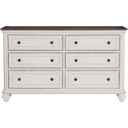 The appearance of Baylesford Dresser In White designed by Homelegance in the traditional interior design. This white piece of furniture was selected by 1StopBedrooms from Baylesford Collection to add a touch of cosiness and style into your home. Sku: 1624W-5. Material: Wood.