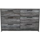 The appearance of Baystorm Gray Dresser designed by Signature Design by Ashley in the transitional interior design. This gray piece of furniture was selected by 1StopBedrooms from Baystorm Collection to add a touch of cosiness and style into your home. Sku: B221-31. Material: Wood.