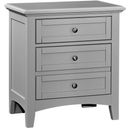 The appearance of Bonanza Gray 2 Drawer Nightstand designed by Vaughan Bassett in the transitional interior design. This gray piece of furniture  was selected by 1StopBedrooms from Bonanza Collection to add a touch of cosiness and style into your home. Sku: BB26-226. Material: Wood.